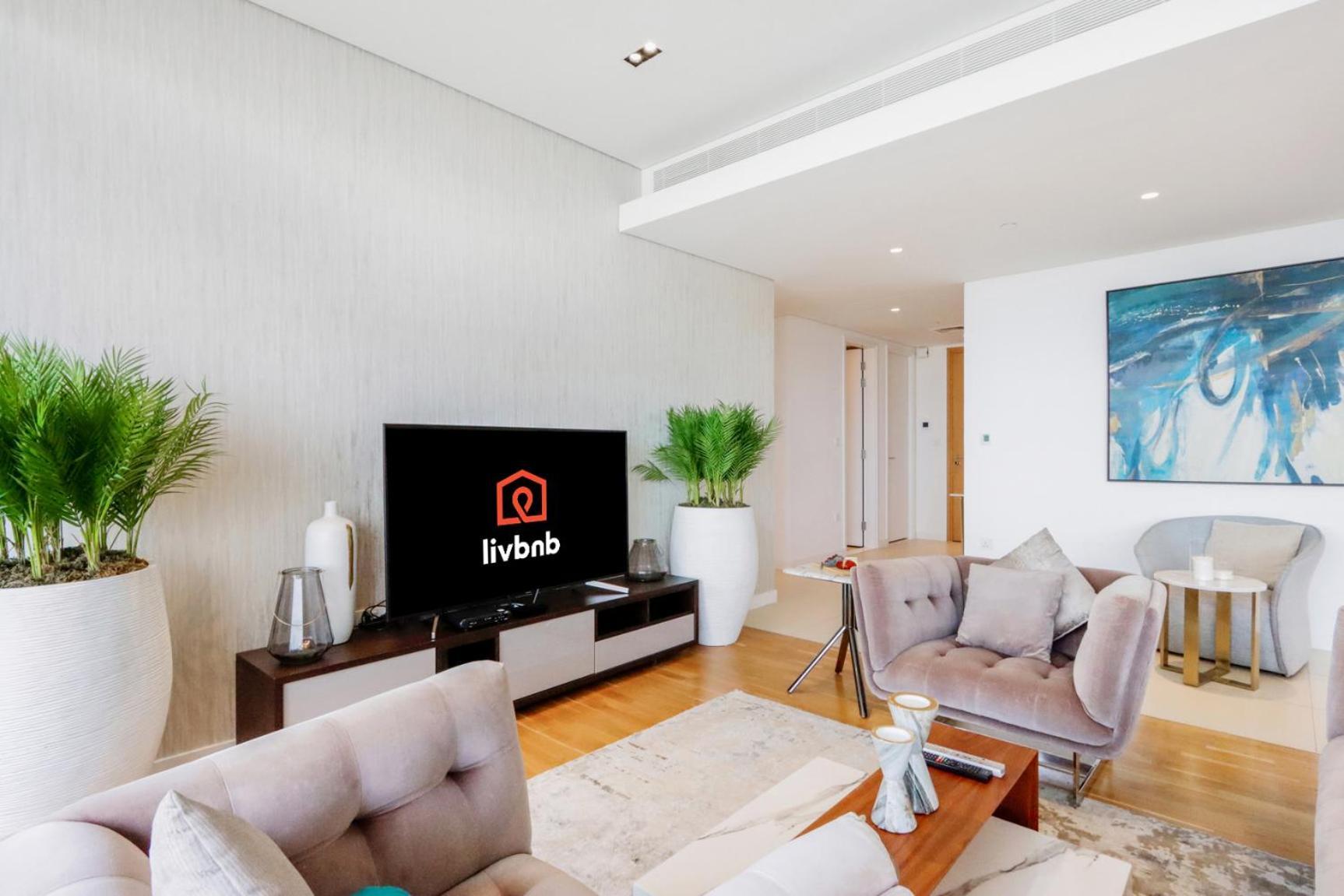 Livbnb-2br In Bluewaters With Ain View Apartment Dubai