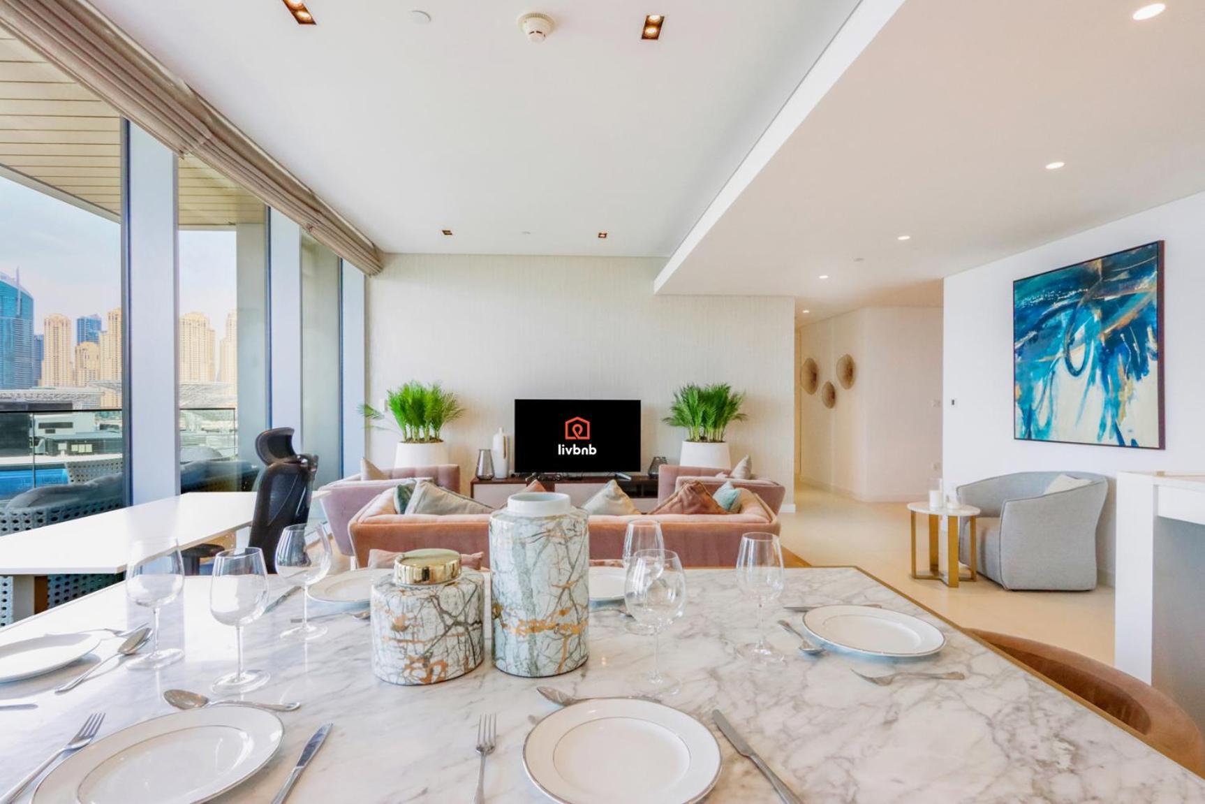 Apartment Livbnb-2br In Bluewaters With Ain View Dubai